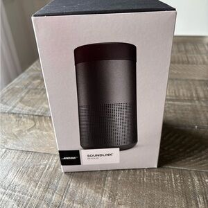 Bose Black Portable Speaker with Sleek Design
